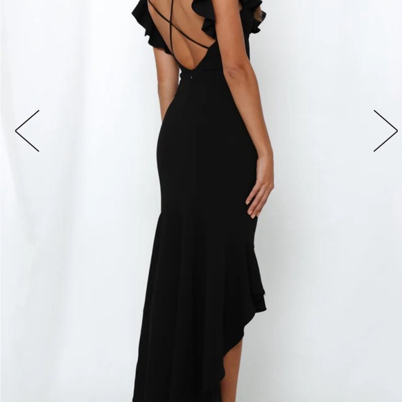 Beautiful, high, low backless dress - Picture 2 of 5